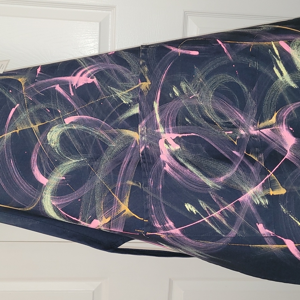 🎉💜HP💜🎉Custom Painted Wearable Art Apron  #2012 - Picture 6 of 6